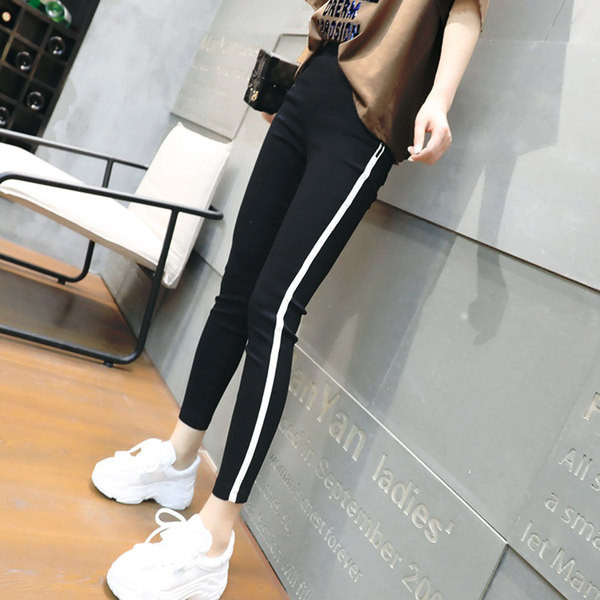 Γυναικείο κολάν με μπορντούρα για εγκύους