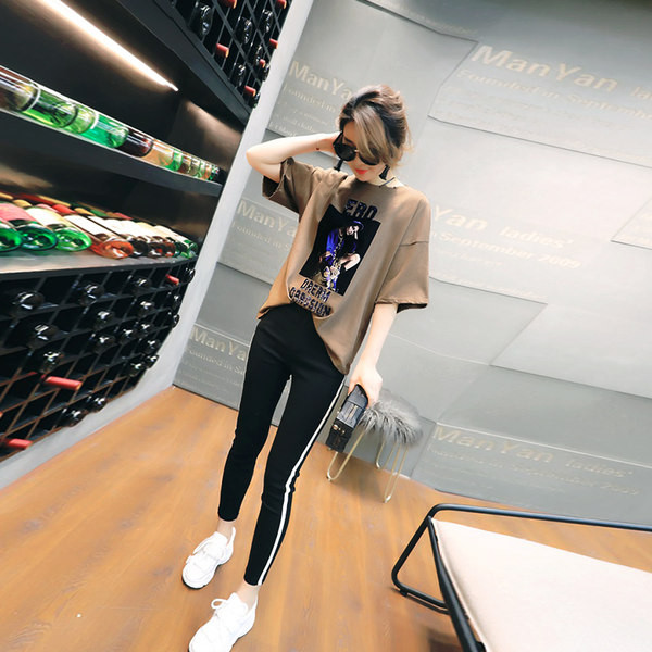 Γυναικείο κολάν με μπορντούρα για εγκύους