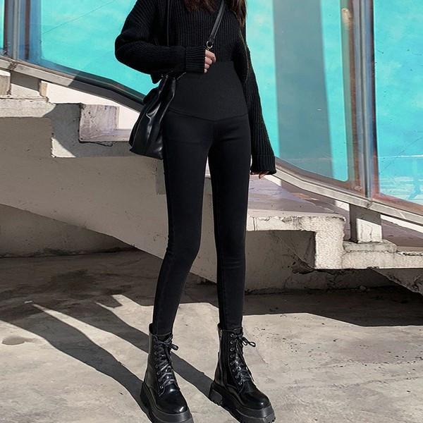 Ψηλόμεσο κολάν εγκυμοσύνης - εφαρμοστό μοντέλο