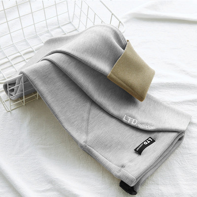 Ψηλόμεσο κολάν εγκυμοσύνης με κεντητά γράμματα