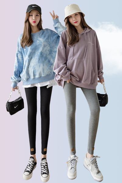 Női alkalmi magas derekú kismama leggings