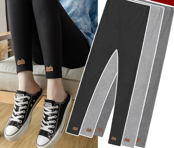Női alkalmi magas derekú kismama leggings