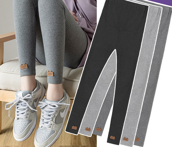 Női alkalmi magas derekú kismama leggings
