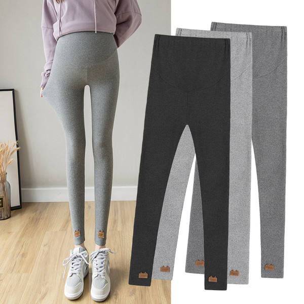 Női alkalmi magas derekú kismama leggings
