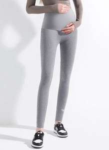 Dámske ležérne tehotenské legíny s vysokým pásom