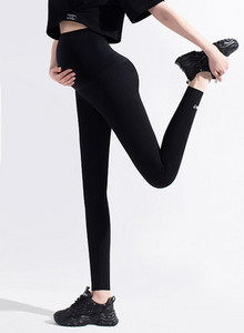 Dámske ležérne tehotenské legíny s vysokým pásom