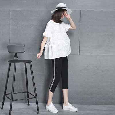 Naiste kõrge vöökohaga elastsed retuusid rasedatele naistele – mitme mudeliga