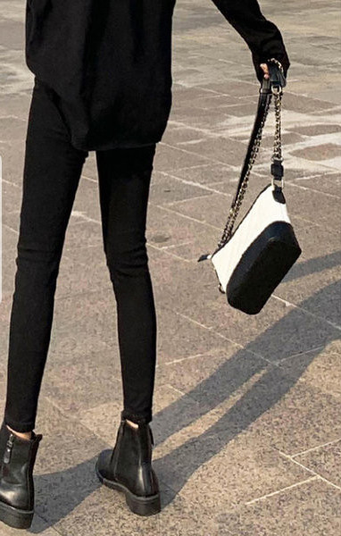 Alkalmi női kismama leggings - magas derekú