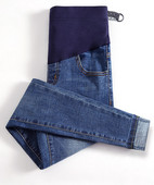 Νέο μοντέλο γυναικείο τζιν εγκυμοσύνης με ελαστικό ψηλόμεσο