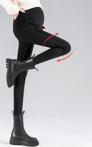 Ženske elastične tajice za trudnice visokog struka