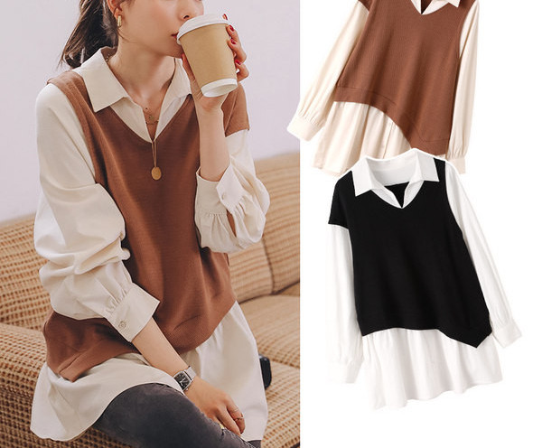 Bluza de dama pentru gravide in doua culori