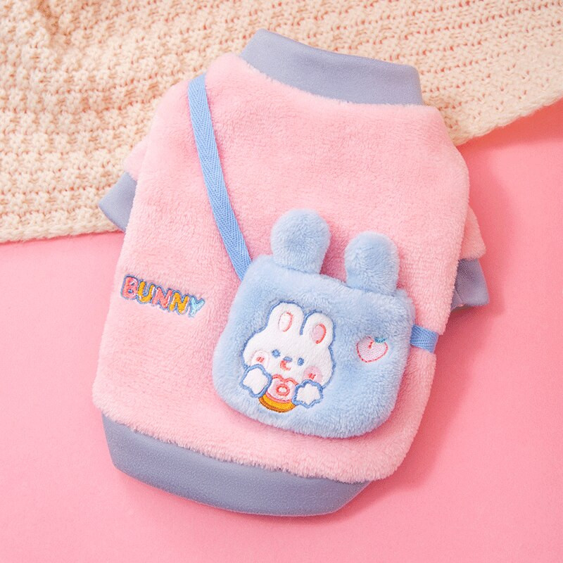 Lemmikloomariided Kevad- ja sügisene kampsun karu plüüs seljakott Dressipluus armas multikas kutsikamantel kassi moe ülikond chihuahua buldog