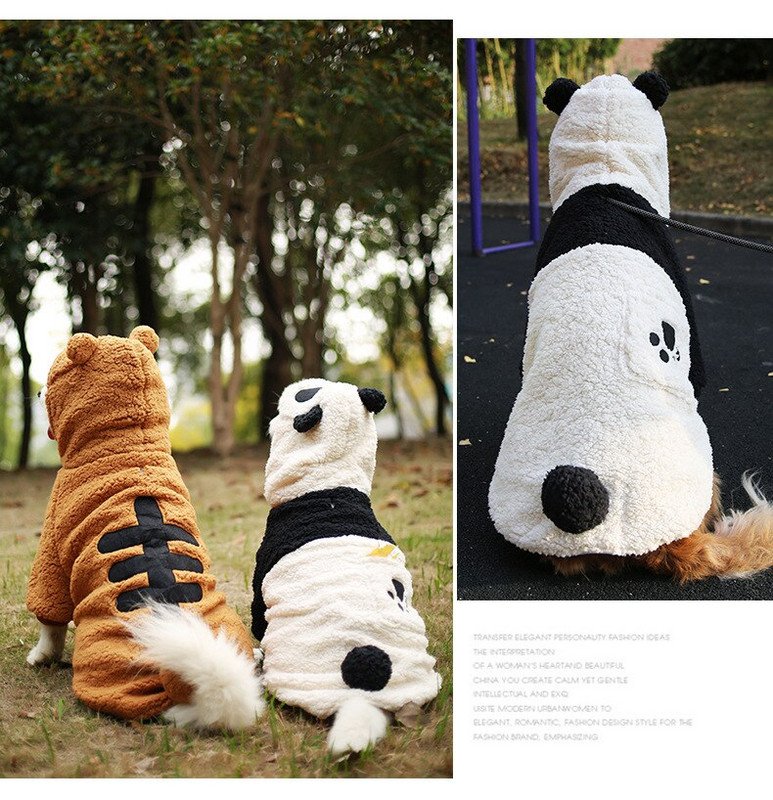 Κουκούλα κατοικίδιων ζώων μεσαίου και μεγάλου σκύλου Χειμερινή ζεστή κουκούλα Βαμβακερά ρούχα για σκύλους Golden Retriever Fashion Pet Puppy Soft Hoodie