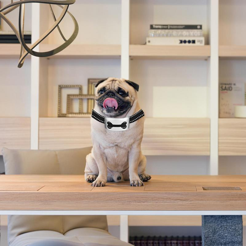 Pet Dog Anti Lok Antkaklis Control Train Įkraunamas IP65 Atsparus Vandeniui Stop Lojimas Šuns Vibracijos Ultragarsiniai Treniravimo Antkakliai