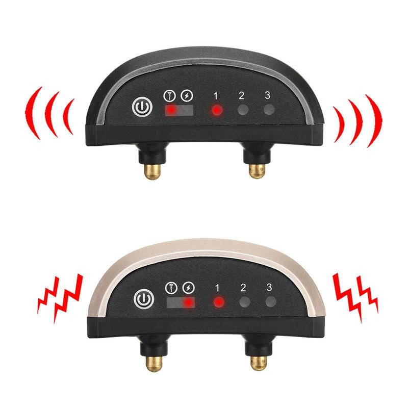 Pet Dog Anti Lok Antkaklis Control Train Įkraunamas IP65 Atsparus Vandeniui Stop Lojimas Šuns Vibracijos Ultragarsiniai Treniravimo Antkakliai