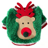 Naminio gyvūno triušis Kalėdų rūbai Triušiuko šventės drabužiai ausys nykštukas triušis rudens žiemos šiltų drabužių reikmenys