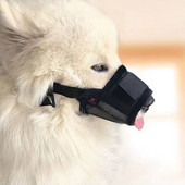 Šuns snukis Minkštas nailoninis snukis nuo kandžiojimo lojantis kramtomas oro tinklelis, kvėpuojantis geriamasis reguliuojamas kilpelis augintinio snukis