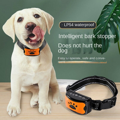 Kutya nyakörv, megakadályozza az ugatást Automatikus ugatás-megállító áramütés-kiképzés Nagy kis kutyák kisállat ugatásgátló műtermékek