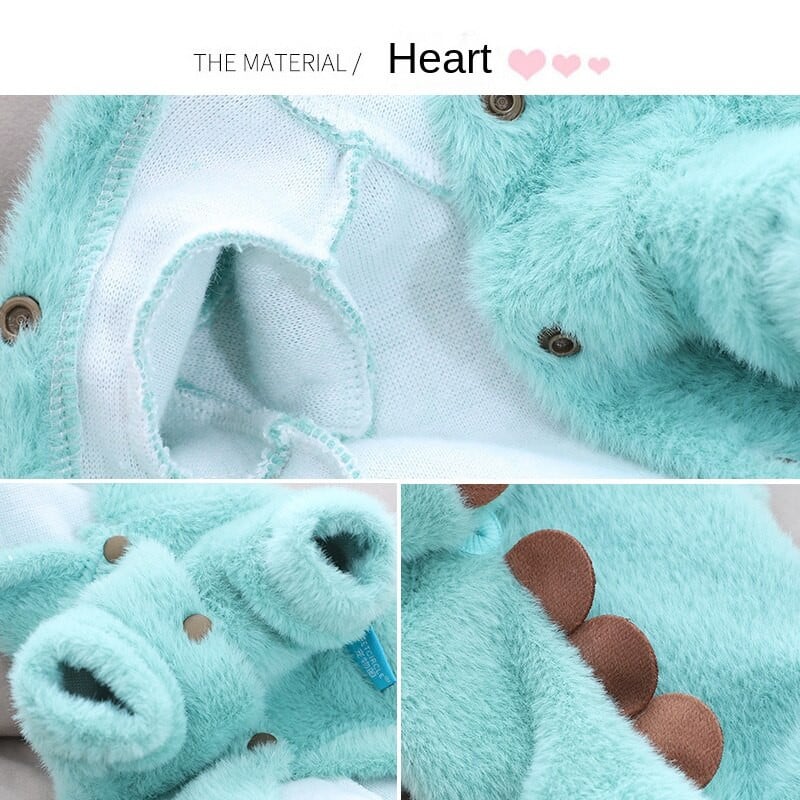 Αξιαγάπητα κουκούλα με βελούδινη επένδυση Ρούχα για κατοικίδια Μικρό σκυλί VIP Κουτάβι Ζεστά το φθινόπωρο και το χειμώνα.