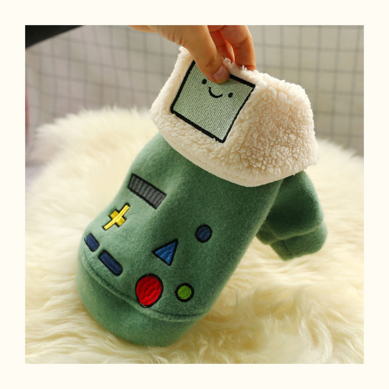 Φθινοπωρινό και Χειμώνα Χαμογελαστό Πρόσωπο Μεγάλο Πέτο πουλόβερ Αρκουδάκια Chenery Μάλλινα Ρούχα για κατοικίδια δύο τεμαχίων