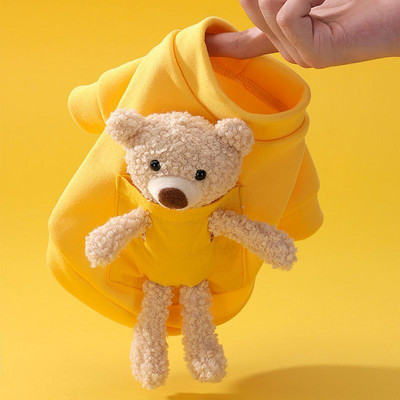 Pet Clothes Autumn and Winter Bear Sweater VIP Dog Fight Cat Teddy Small and Medium-sized Dog Clothes Puppy Clothes
