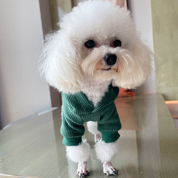 Φθινοπωρινά χειμωνιάτικα ρούχα για σκύλους Τσέπη για σκύλους με κουκούλα για μικρό μεσαίο παλτό σκύλου Σχεδιαστής σχεδιαστής μπουφάν για σκύλους κατοικίδια Ρούχα χειμωνιάτικο πουλόβερ πουλόβερ