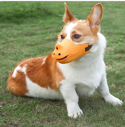 Νέα σιλικόνη Duck Dogs Muzzle Basket Mask Anti-ding Dog Mouth Mask Ρύθμιση ρύγχους Pet Dog For Dogs Cats