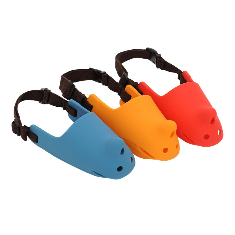 Νέα σιλικόνη Duck Dogs Muzzle Basket Mask Anti-ding Dog Mouth Mask Ρύθμιση ρύγχους Pet Dog For Dogs Cats