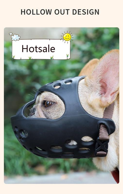 1 tk Lemmikloom, suur keskmine koer, reguleeritav mask koorega hambumus võrgust suu koonu hooldav närimiskoera hammustuse vastane treeningvahend