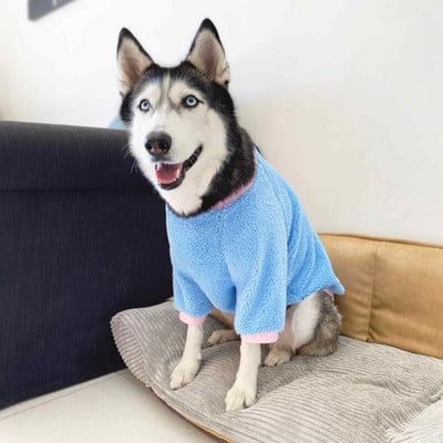 Μικρά μεγάλα μεγάλα ρούχα για σκύλους Παλτό με κουκούλα Χειμερινή στολή σκύλου Poodle Γαλλικό μπουλντόγκ Husky Bull Terrier Ρούχα Golden Retriever