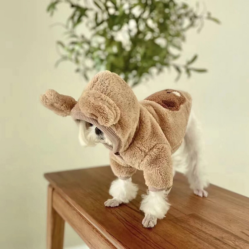 Ρούχα για κατοικίδια Φθινοπωρινά, Χειμώνα, Μεσαία Μικρά Σκυλιά Γλυκό πουλόβερ Ζεστό Μάλλινο Μόδα Φούτσες Γατάκι κουτάβι Χαριτωμένο πουλόβερ Τσιουάουα κανίς