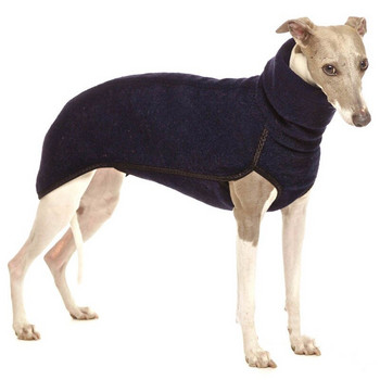 Benepaw Издръжливо топло поларено кучешко облекло Зимно меко удобно яке за домашни любимци с висока яка Дрехи за малки, средни големи кучета