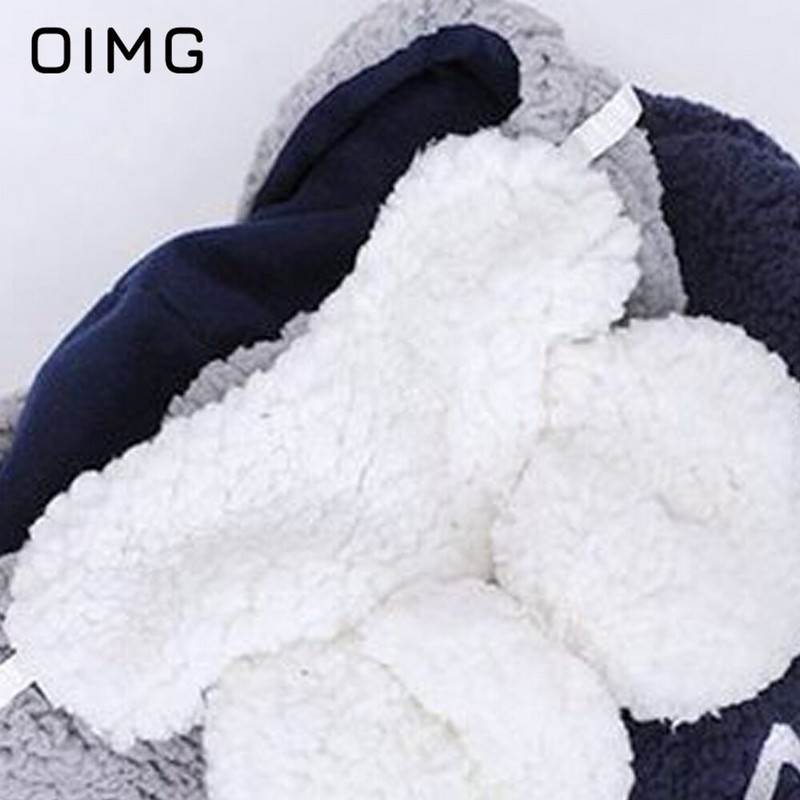 OIMG Γυαλιά κινουμένων σχεδίων Pet Dog βελούδινα ρούχα Golden Retriever Samoyed Labrador πουλόβερ Φθινόπωρο Χειμώνας Μεσαία Μεγάλα Σκυλιά Φούτερ