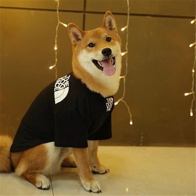 OIMG 2021 Móda pre domáce zvieratá Psy Mačky Oblečenie s potlačou písmen Oblečenie pre malé a stredné psy Akita Shiba Inu Jednofarebný kostým pre psov Oblečenie pre domáce zvieratá