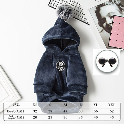 2022, design nou, modă, toamnă, iarnă, cățeluș, pisicuță, hanorace, potrivite, paltoane mici, medii, pentru animale de companie, costume pentru câini, pentru pisici, accesorii