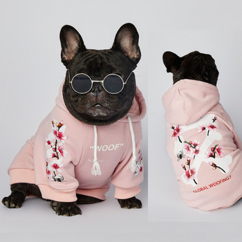 Πουλόβερ για σκύλους Χειμερινό Ζεστό Αθλητικό Φούτερ Μπουλντόγκ Τσιουάουα Ρούχα για κουτάβια Παλτό Φούτερ για Μικρά Μεσαία Σκυλιά Στολή Ενδύματα