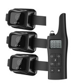 Ugatásmentes újratölthető edzés Ugatás távirányító 3 nyakörvvel BNF