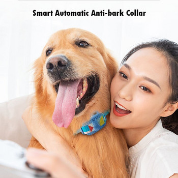 Συσκευή κατοικίδιων σκύλων κατά του γαβγίσματος USB Electric Dogs Training Collar Dog Stop Barking Vibration Anti Bark Collar Dropshipping