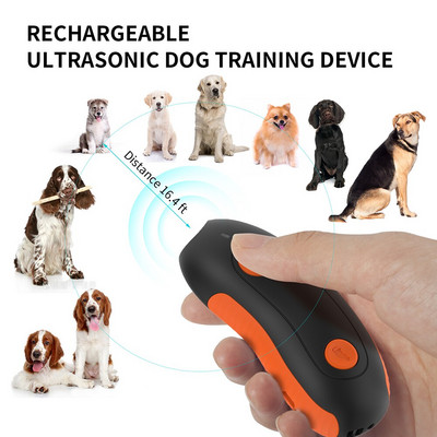 Συσκευή υπερήχων κατά του γαβγίσματος USB Επαναφορτιζόμενος φορητός εξοπλισμός εκπαίδευσης σκύλων Φορητά απωθητικά σκύλων ηλεκτρονικά προϊόντα για κατοικίδια