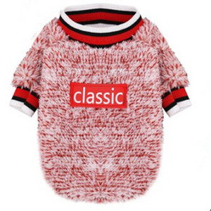 Őszi és téli kisállat macska, kutyameleg polár, divatos kutyaruhák