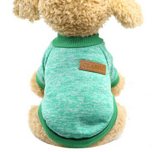 Őszi és téli kisállat macska, kutyameleg polár, divatos kutyaruhák