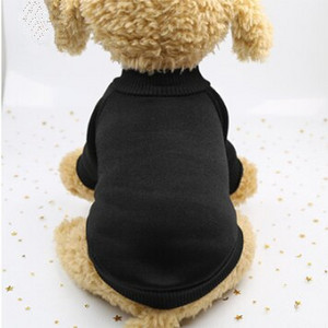 Őszi és téli kisállat macska, kutyameleg polár, divatos kutyaruhák