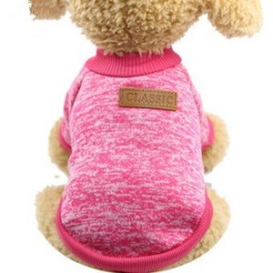 Őszi és téli kisállat macska, kutyameleg polár, divatos kutyaruhák