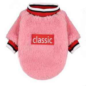 Őszi és téli kisállat macska, kutyameleg polár, divatos kutyaruhák