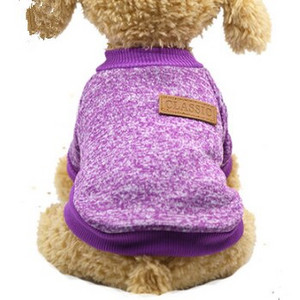 Őszi és téli kisállat macska, kutyameleg polár, divatos kutyaruhák