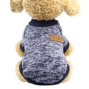 Őszi és téli kisállat macska, kutyameleg polár, divatos kutyaruhák
