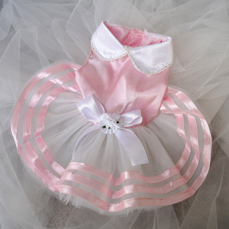 Suvised lemmikloomariided täpiline koerakleit koertele seelik Suvise printsessi koerte pulmakleidid Yorki riided koertele seelikud lemmikloomade kasside kleit