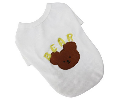 Gyvūno Jorkšyro megztinis Teddy Animacinių filmų vasaros suknelė Bichon Pomeranian Kvėpuojantys drabužiai Katės naminis megztinis