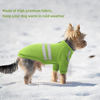 Benepaw Fashion Ζεστό φούτερ με κουκούλα για σκύλους αντανακλαστικά ρούχα Φθινοπωρινό χειμερινό κουτάβι για κατοικίδια για μικρομεσαίους σκύλους γάτες
