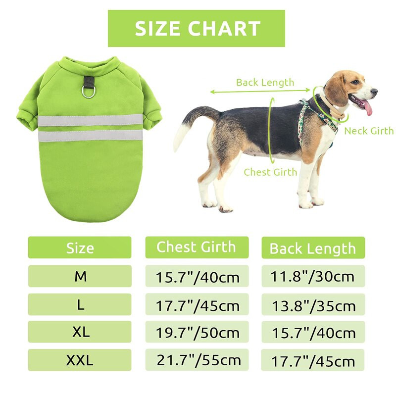 Benepaw Fashion Ζεστό φούτερ με κουκούλα για σκύλους αντανακλαστικά ρούχα Φθινοπωρινό χειμερινό κουτάβι για κατοικίδια για μικρομεσαίους σκύλους γάτες